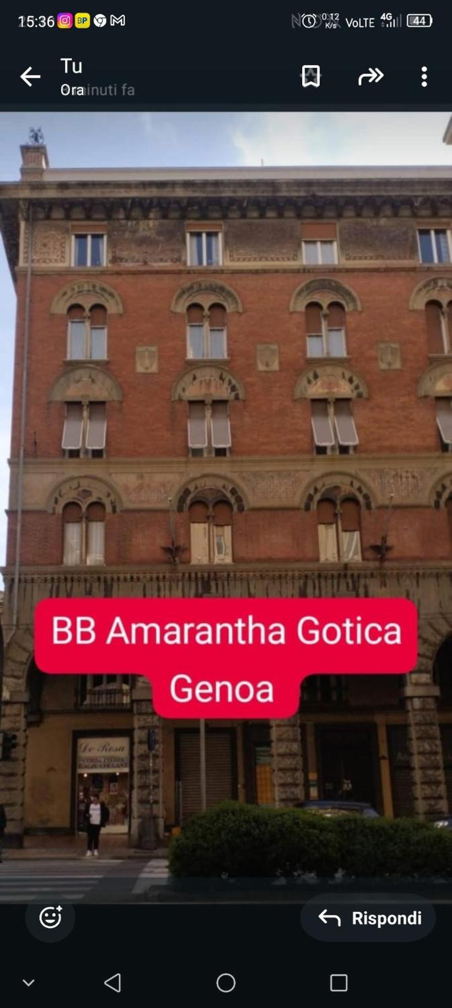 B&B Amarantha Gothica Genoa Génova Exterior foto